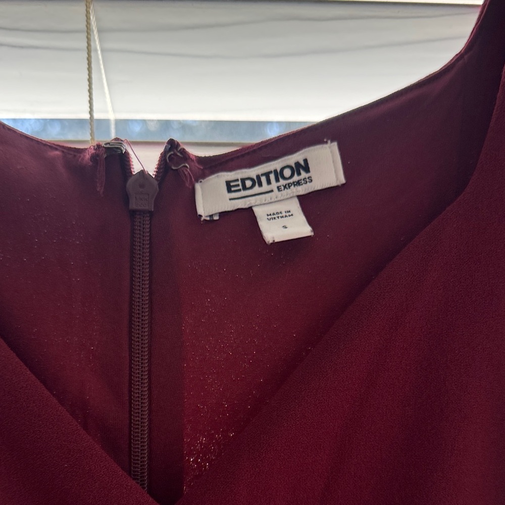 a new day Deep Red Dress